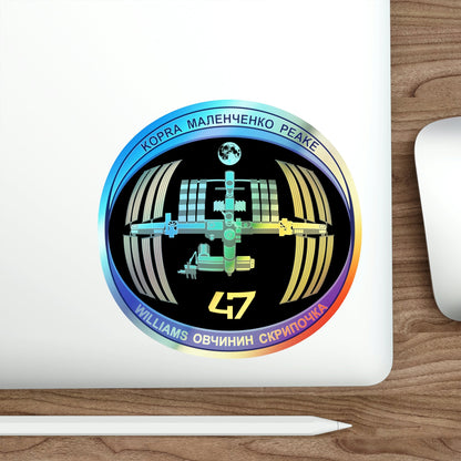 ISS Expedition 47 (NASA) Holographic STICKER Die-Cut Vinyl Decal-The Sticker Space