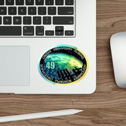 ISS Expedition 49 (NASA) Holographic STICKER Die-Cut Vinyl Decal-The Sticker Space