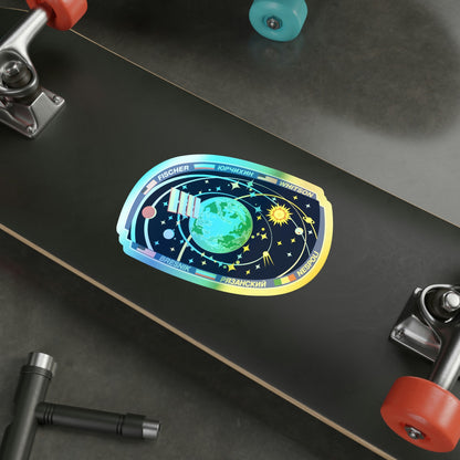 ISS Expedition 52 (NASA) Holographic STICKER Die-Cut Vinyl Decal-The Sticker Space