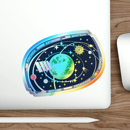 ISS Expedition 52 (NASA) Holographic STICKER Die-Cut Vinyl Decal-The Sticker Space