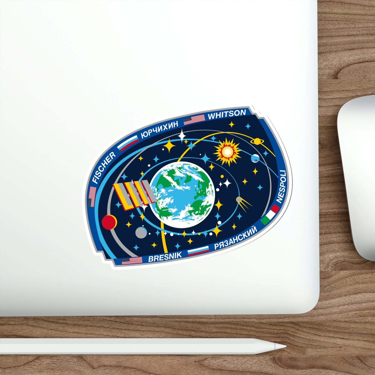 ISS Expedition 52 (NASA) STICKER Vinyl Die-Cut Decal-The Sticker Space