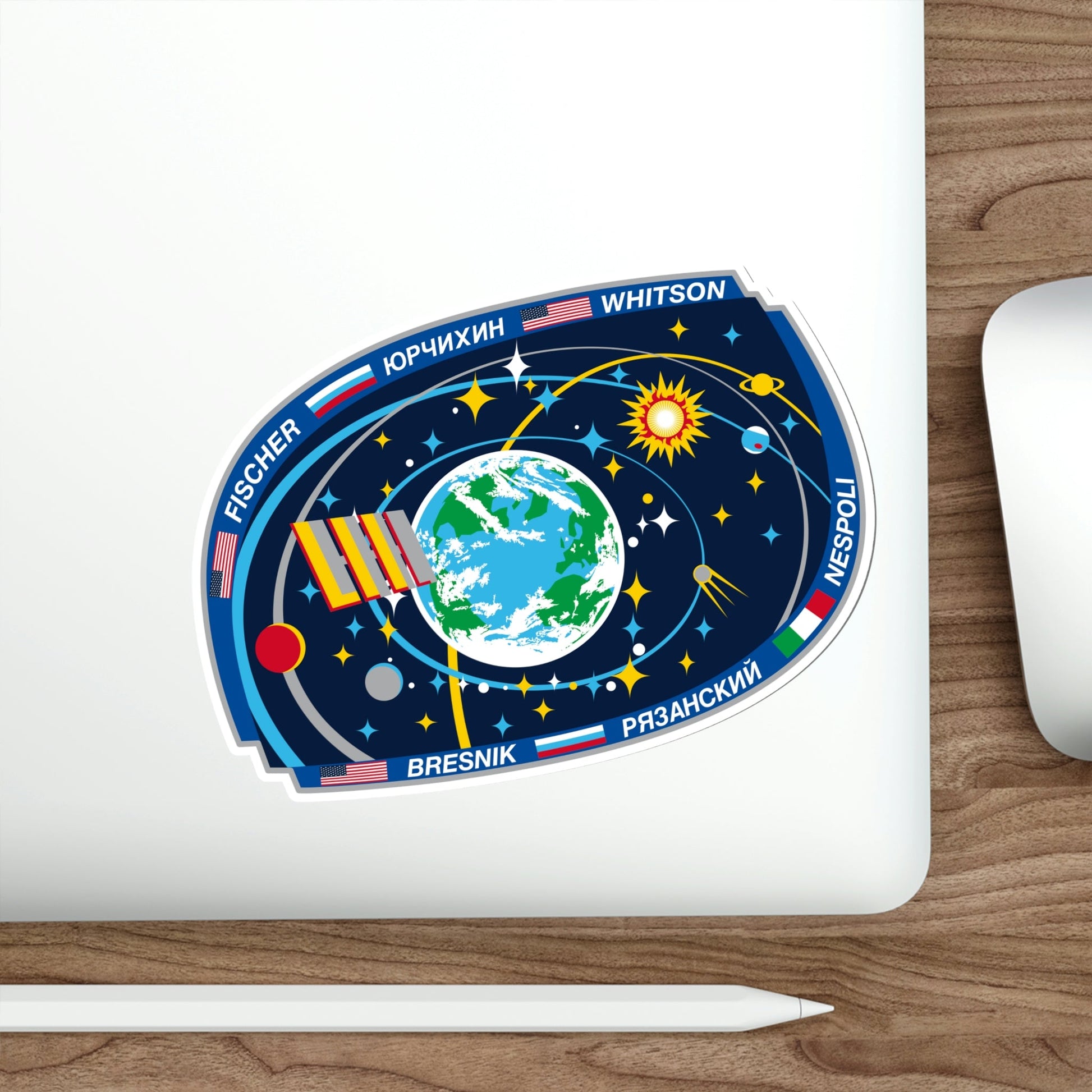 ISS Expedition 52 (NASA) STICKER Vinyl Die-Cut Decal-The Sticker Space