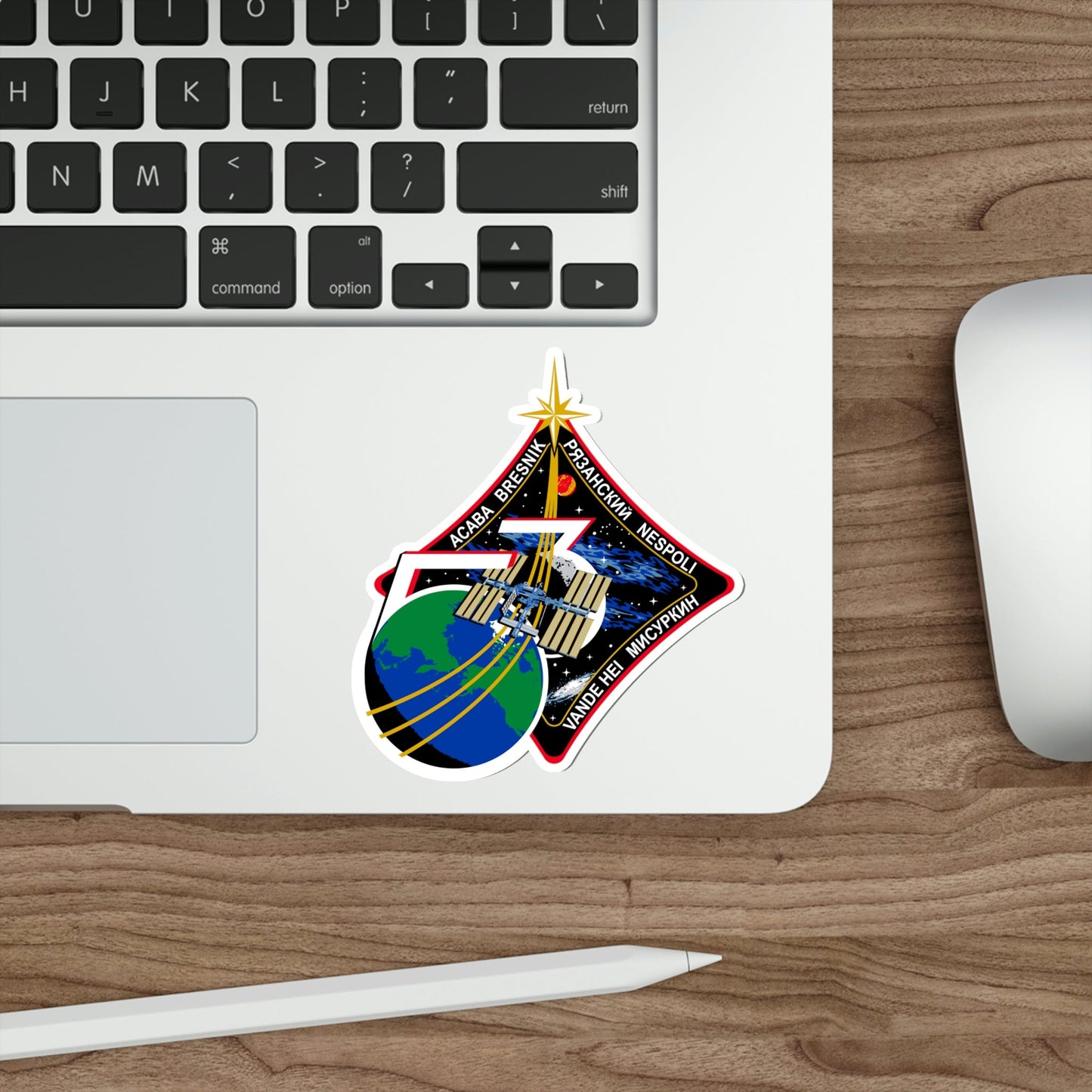 ISS Expedition 53 (NASA) STICKER Vinyl Die-Cut Decal-The Sticker Space