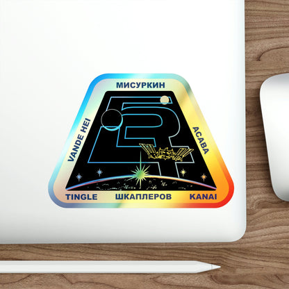 ISS Expedition 54 (NASA) Holographic STICKER Die-Cut Vinyl Decal-The Sticker Space