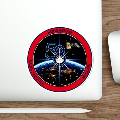 ISS Expedition 58 (NASA) STICKER Vinyl Die-Cut Decal-The Sticker Space