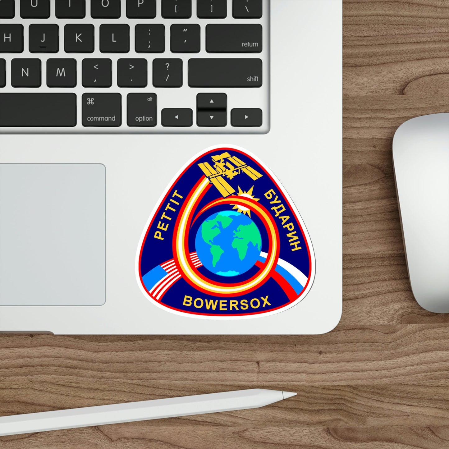 ISS Expedition 6 (NASA) STICKER Vinyl Die-Cut Decal-The Sticker Space