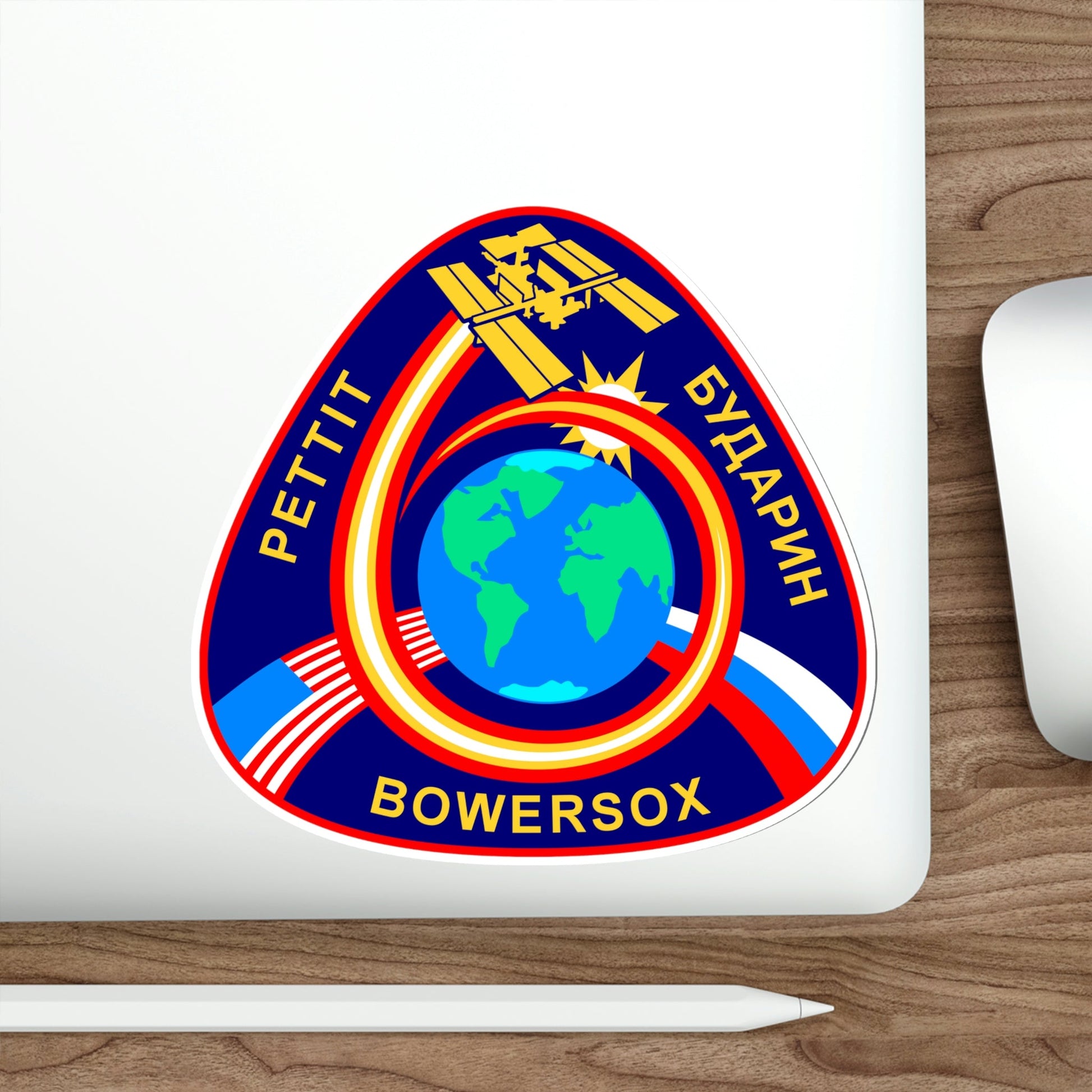 ISS Expedition 6 (NASA) STICKER Vinyl Die-Cut Decal-The Sticker Space