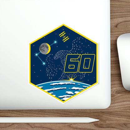 ISS Expedition 60 (NASA) STICKER Vinyl Die-Cut Decal-The Sticker Space