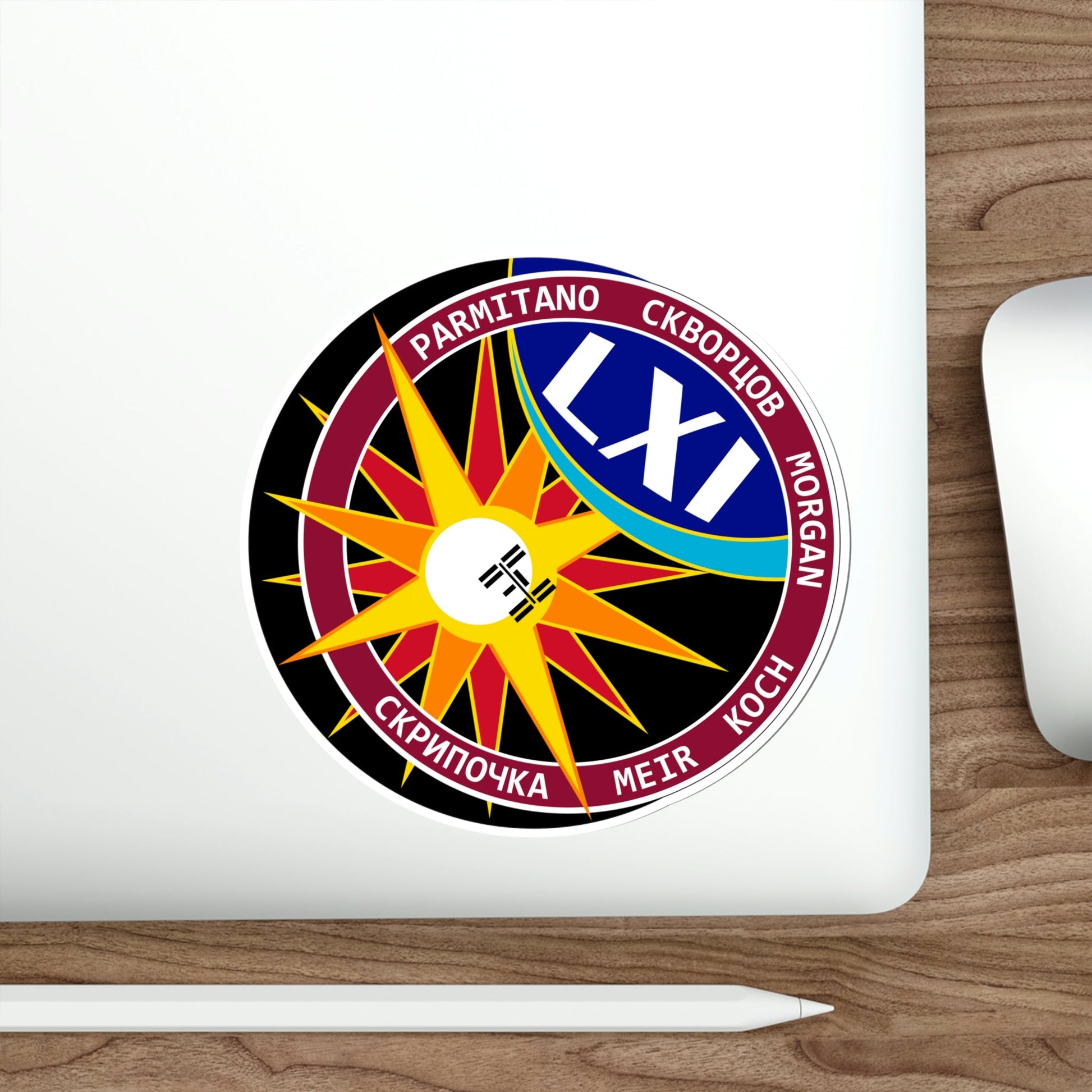 ISS Expedition 61 (NASA) STICKER Vinyl Die-Cut Decal-The Sticker Space