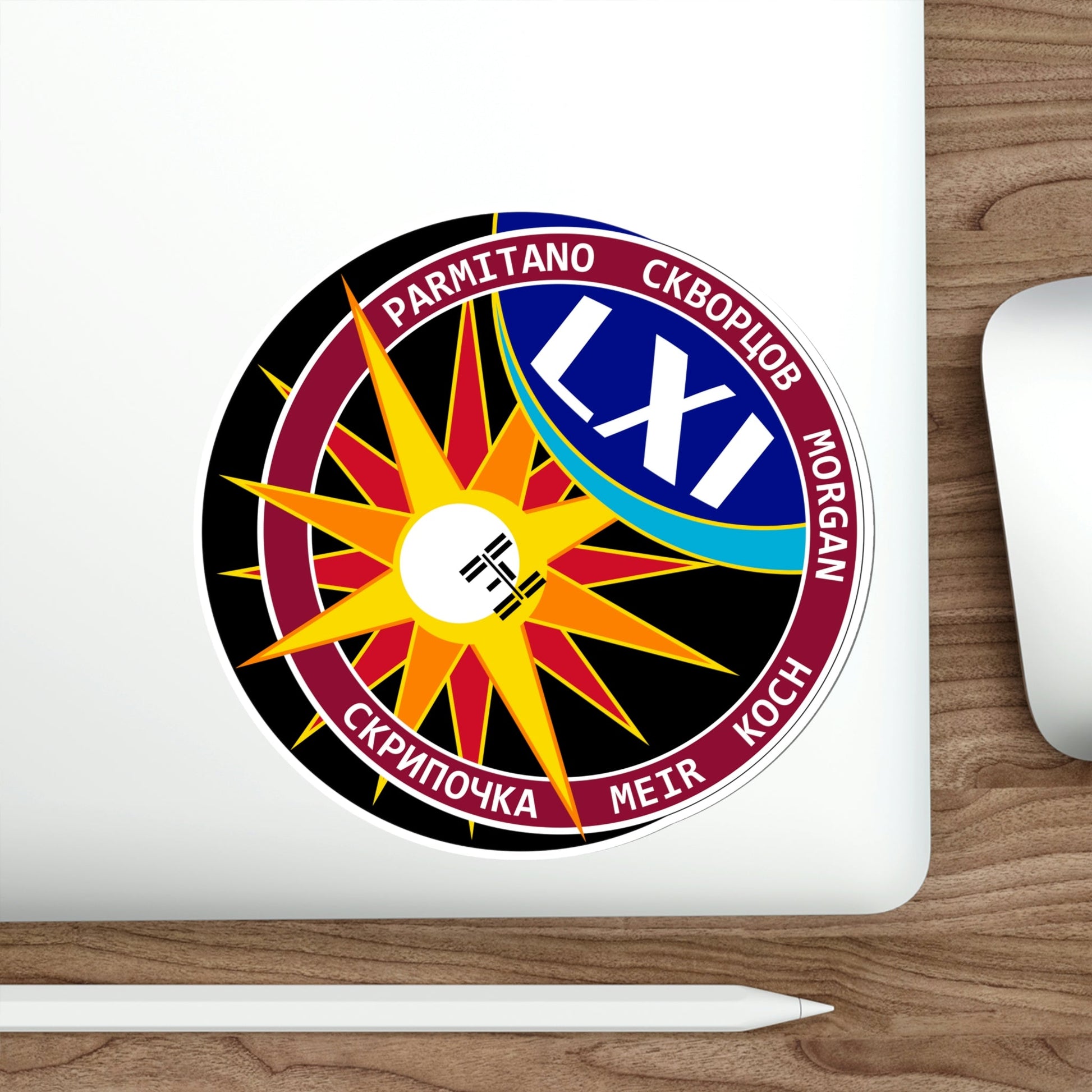 ISS Expedition 61 (NASA) STICKER Vinyl Die-Cut Decal-The Sticker Space