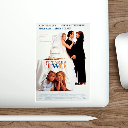 It Takes Two 1995 Movie Poster STICKER Vinyl Die-Cut Decal-The Sticker Space