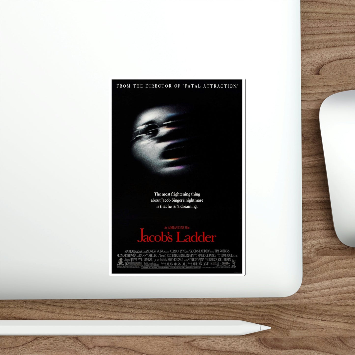 Jacobs Ladder 1990 Movie Poster STICKER Vinyl Die-Cut Decal-The Sticker Space