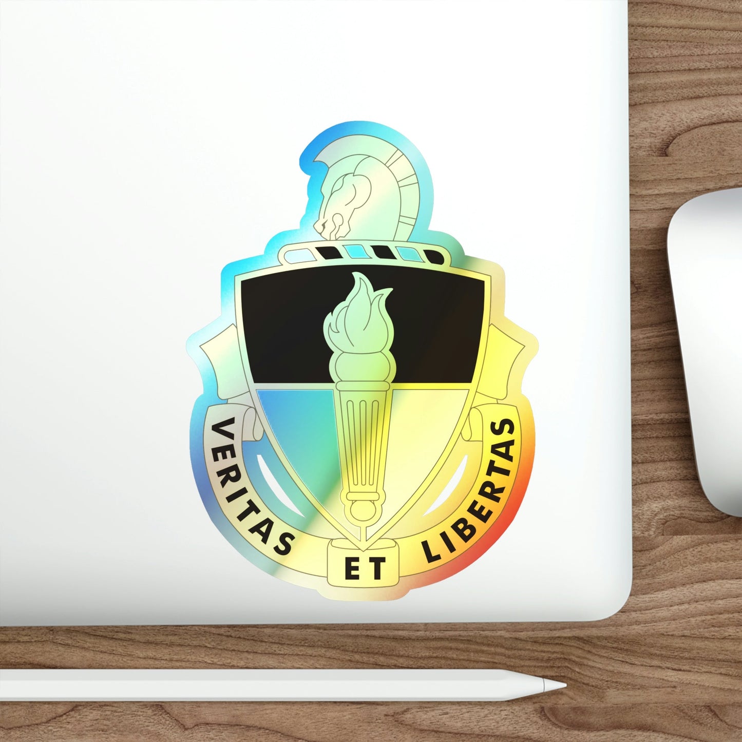 John F. Kennedy Special Warfare Center (U.S. Army) Holographic STICKER Die-Cut Vinyl Decal-The Sticker Space