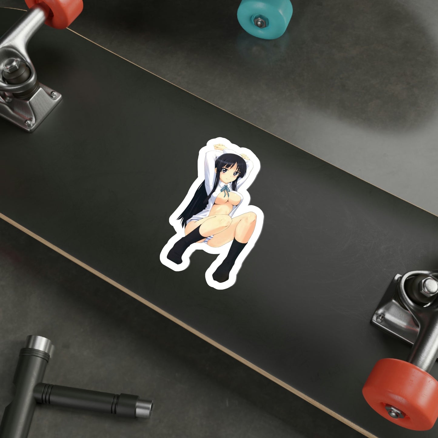 K-ON! - Mio Akiyama v2 (Anime/Ecchi/Waifu) STICKER Vinyl Die-Cut Decal-The Sticker Space