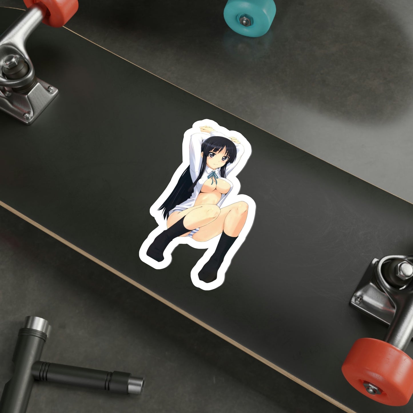 K-ON! - Mio Akiyama v2 (Anime/Ecchi/Waifu) STICKER Vinyl Die-Cut Decal-The Sticker Space