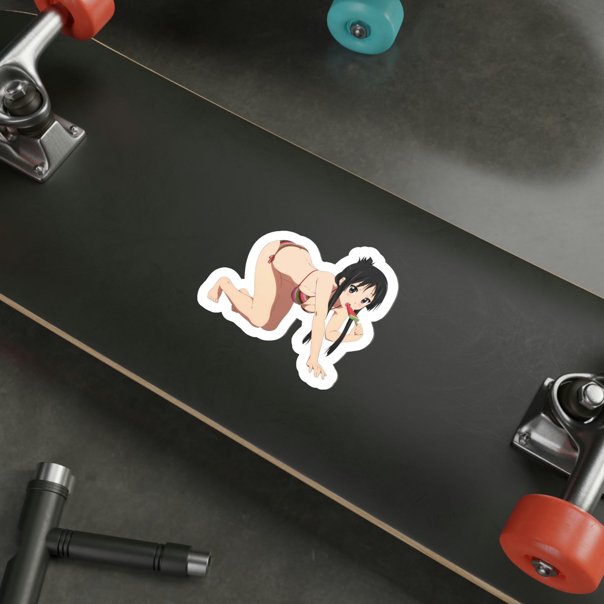 K-ON! - Mio Akiyama v4 (Anime/Ecchi/Waifu) STICKER Vinyl Die-Cut Decal-The Sticker Space