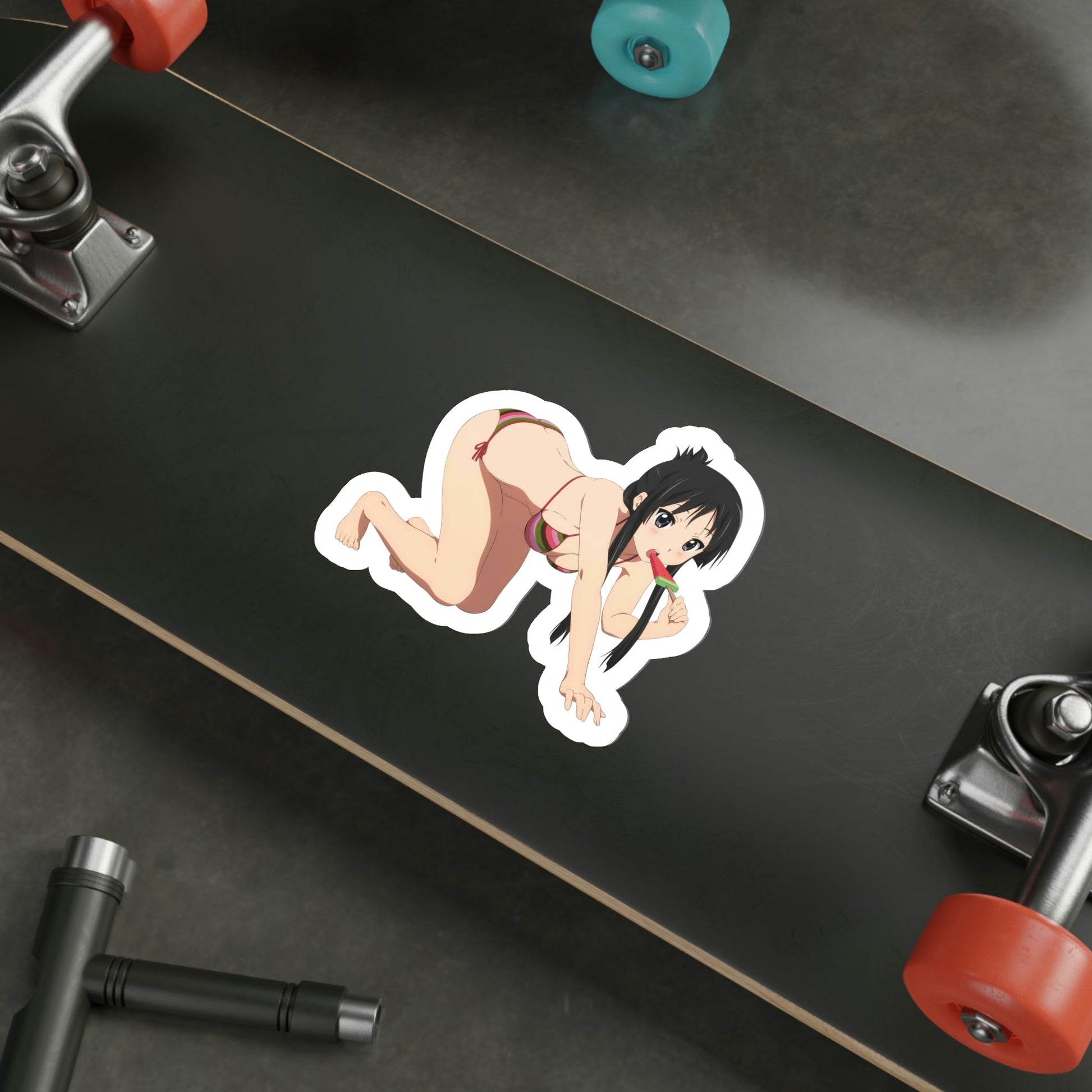 K-ON! - Mio Akiyama v4 (Anime/Ecchi/Waifu) STICKER Vinyl Die-Cut Decal-The Sticker Space