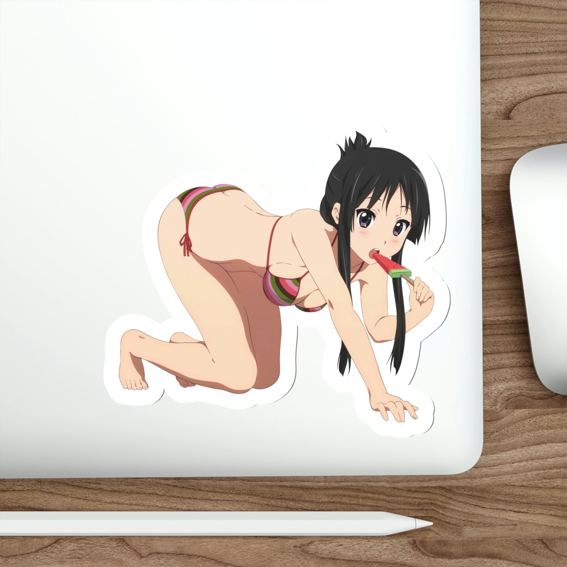 K-ON! - Mio Akiyama v4 (Anime/Ecchi/Waifu) STICKER Vinyl Die-Cut Decal-The Sticker Space