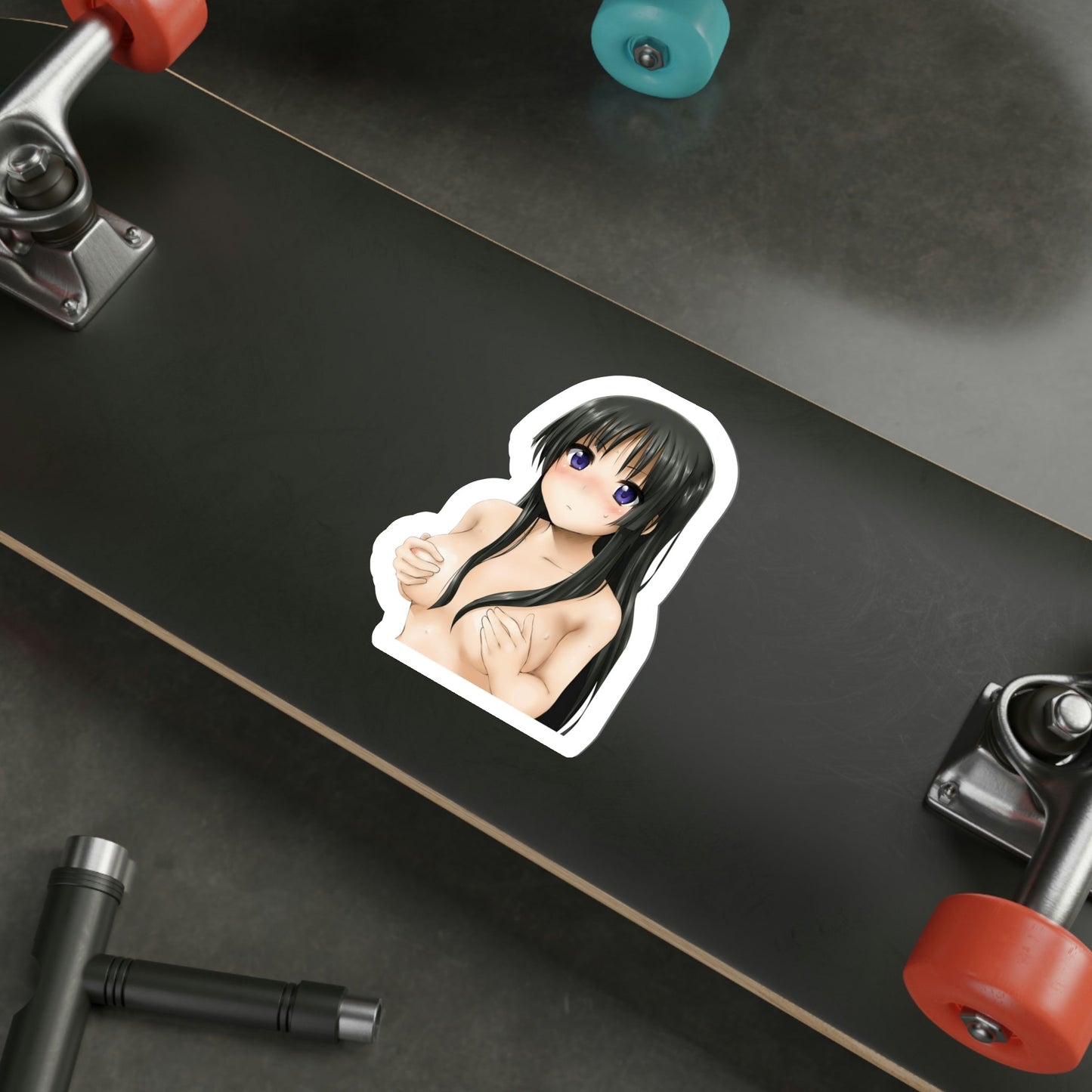 K-ON! - Mio Akiyama v5 (Anime/Ecchi/Waifu) STICKER Vinyl Die-Cut Decal-The Sticker Space