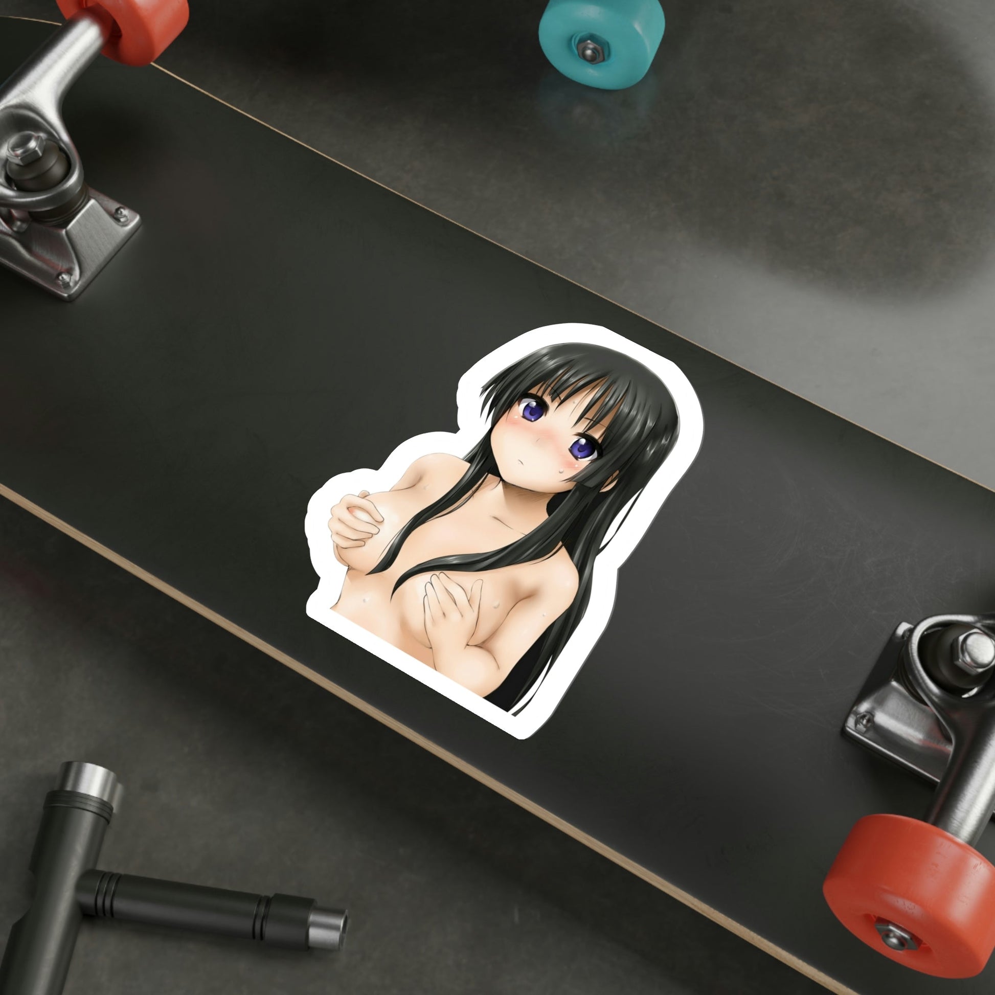 K-ON! - Mio Akiyama v5 (Anime/Ecchi/Waifu) STICKER Vinyl Die-Cut Decal-The Sticker Space