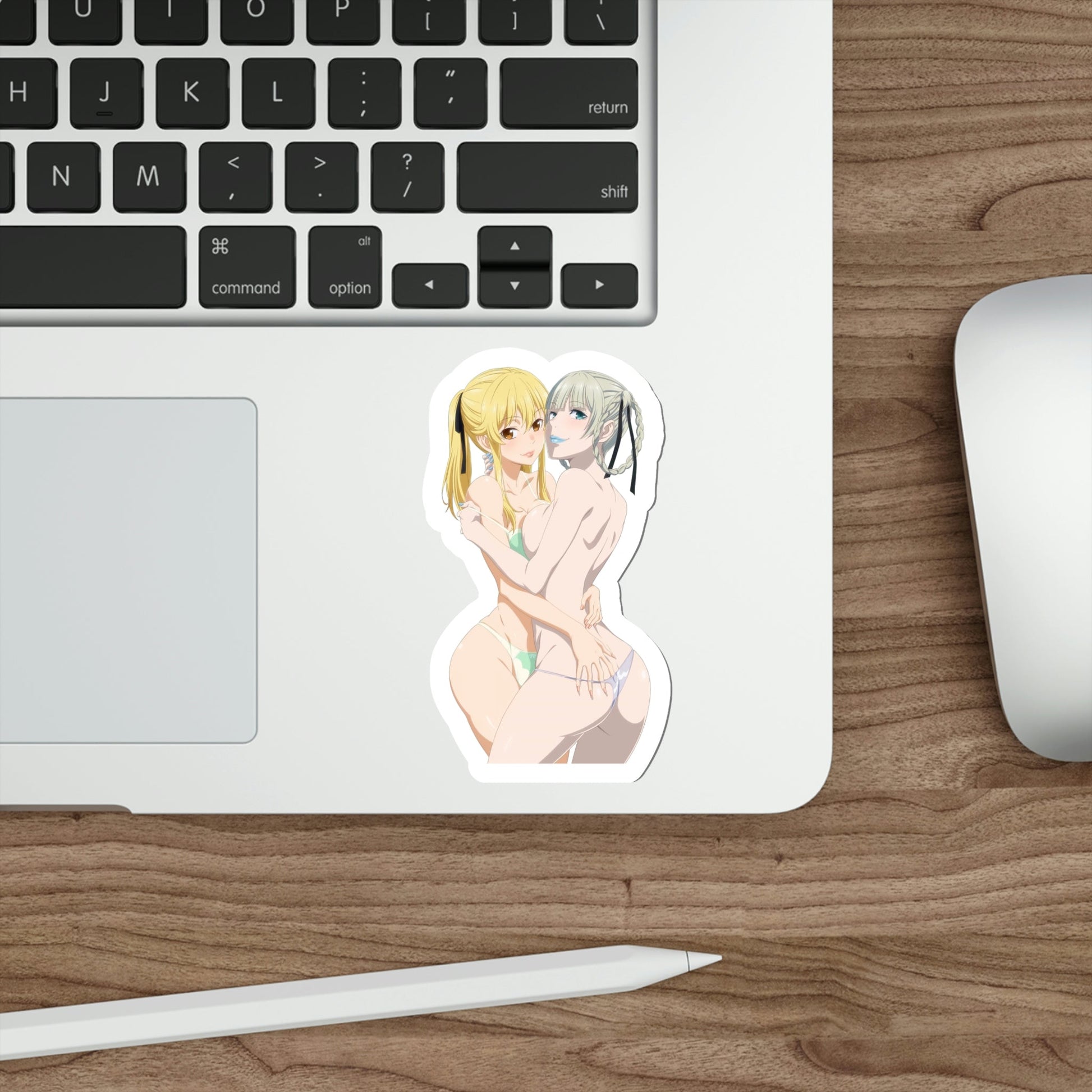 Kakegurui - Mary Saotome and Kirari Momobami (Anime/Ecchi/Waifu) STICKER Vinyl Die-Cut Decal-The Sticker Space