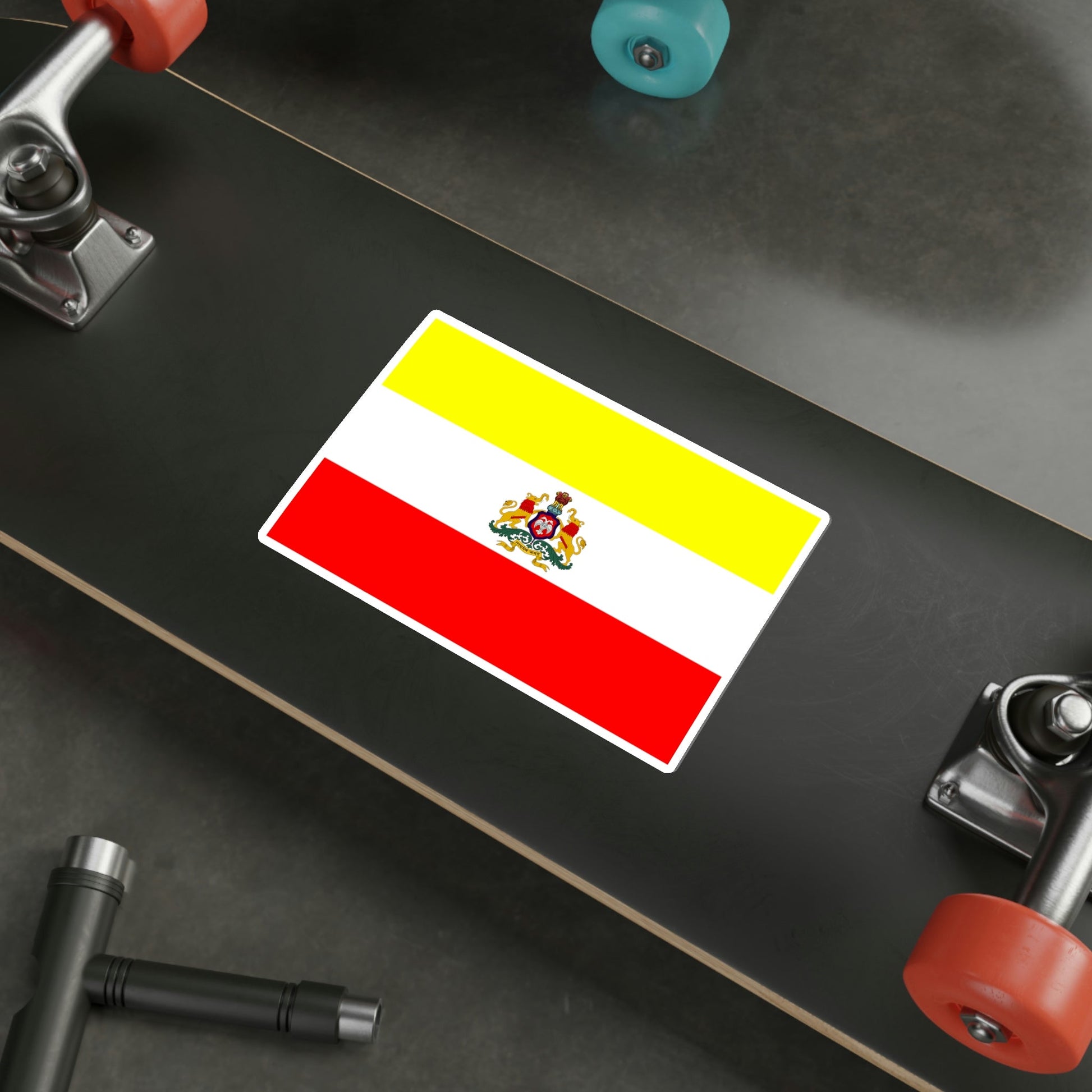 Karnataka 2018 Proposed Flag (India) STICKER Vinyl Die-Cut Decal-The Sticker Space