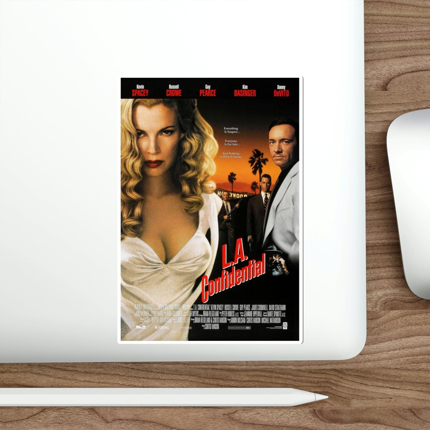 LA Confidential 1997 Movie Poster STICKER Vinyl Die-Cut Decal-The Sticker Space