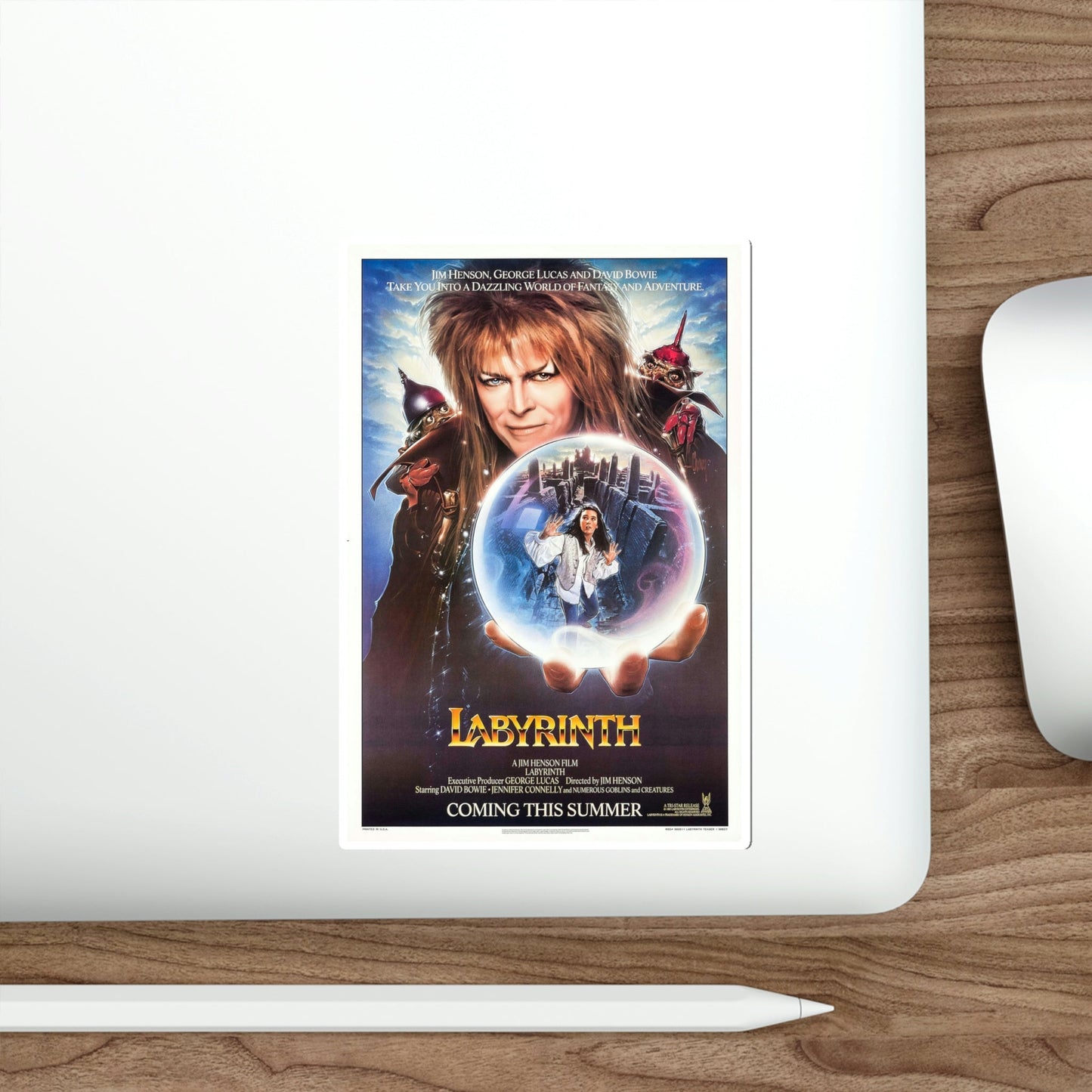 Labyrinth 1986 Movie Poster STICKER Vinyl Die-Cut Decal-The Sticker Space