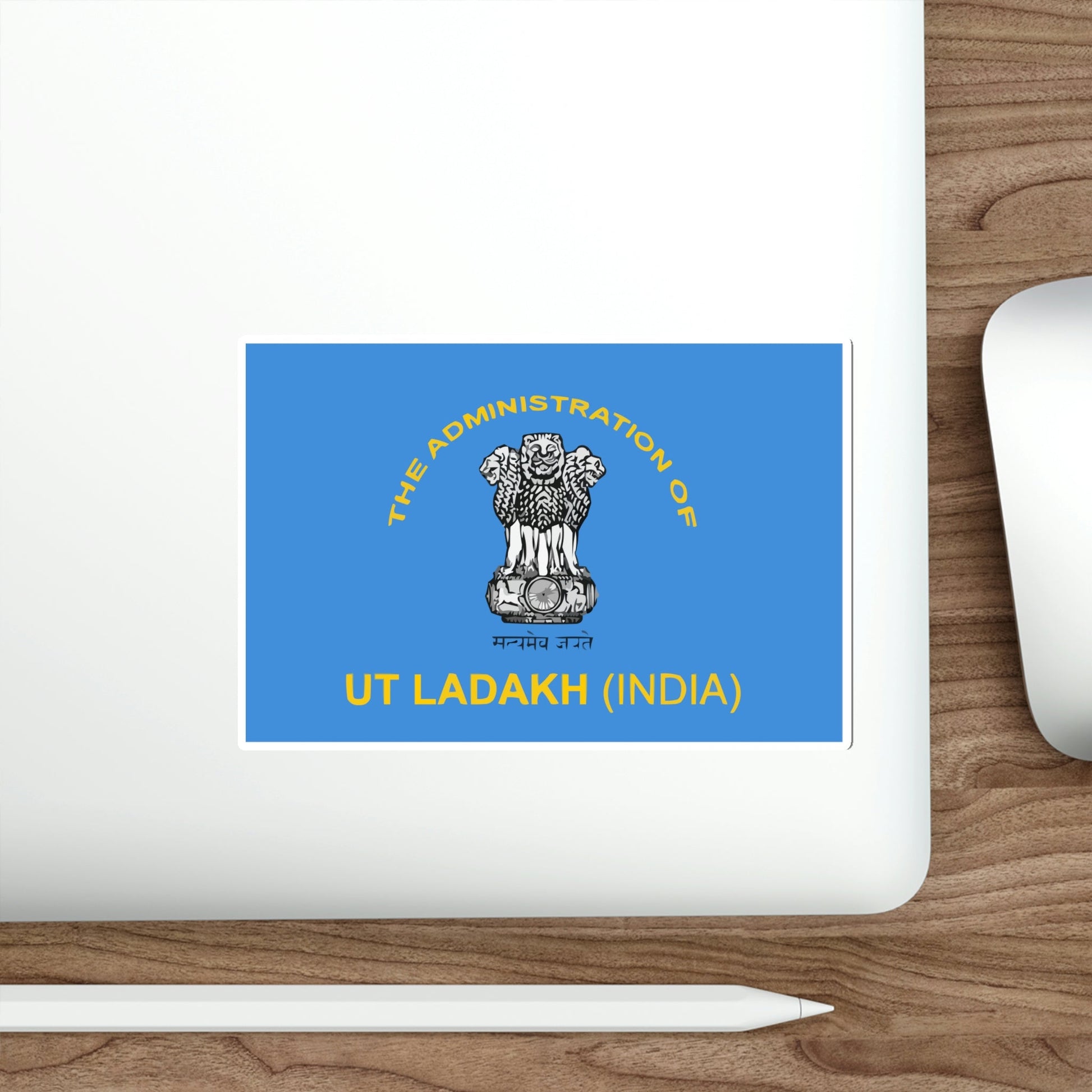 Ladakh Flag (India) STICKER Vinyl Die-Cut Decal-The Sticker Space