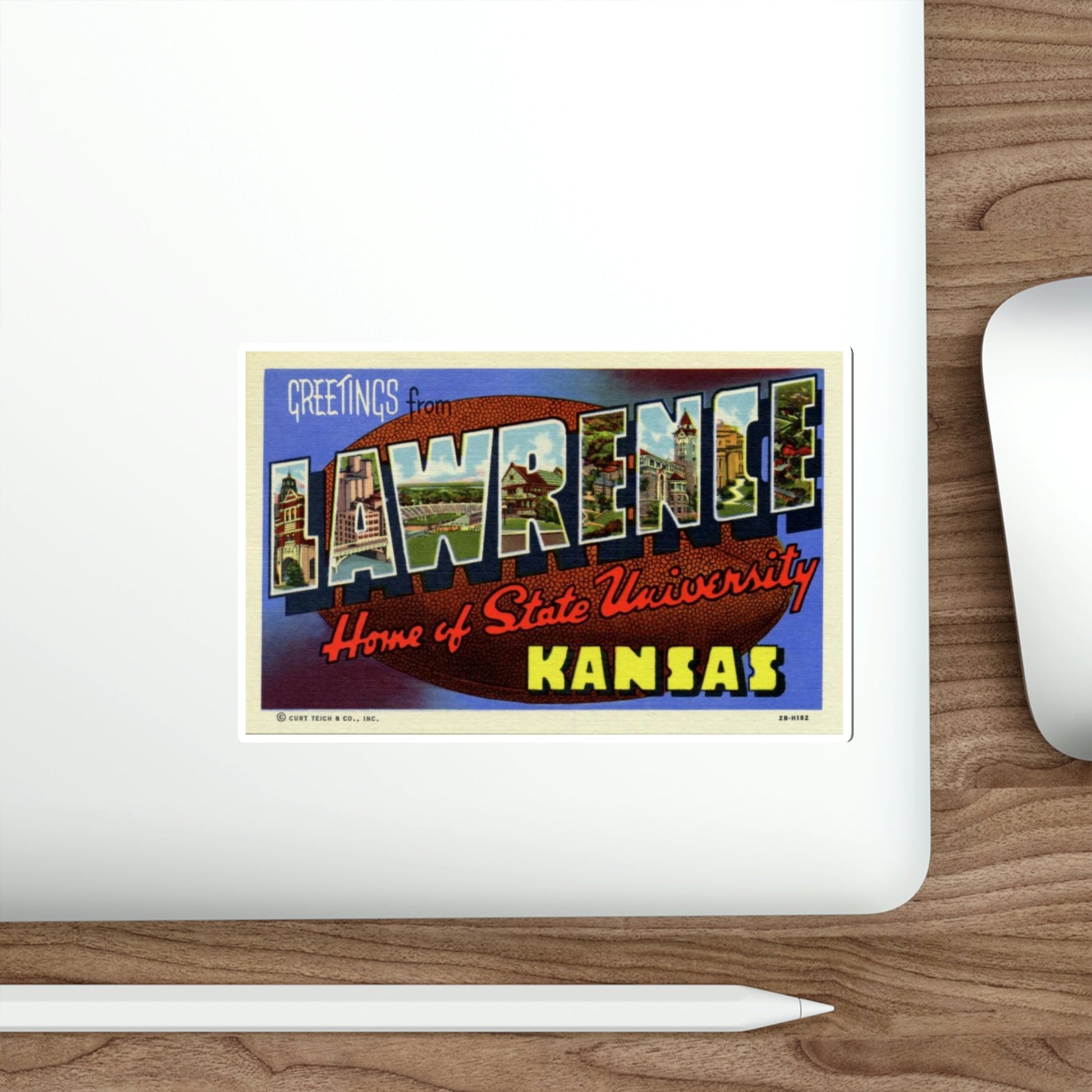 Lawrence Kansas (Greeting Cards) STICKER Vinyl Die-Cut Decal-The Sticker Space