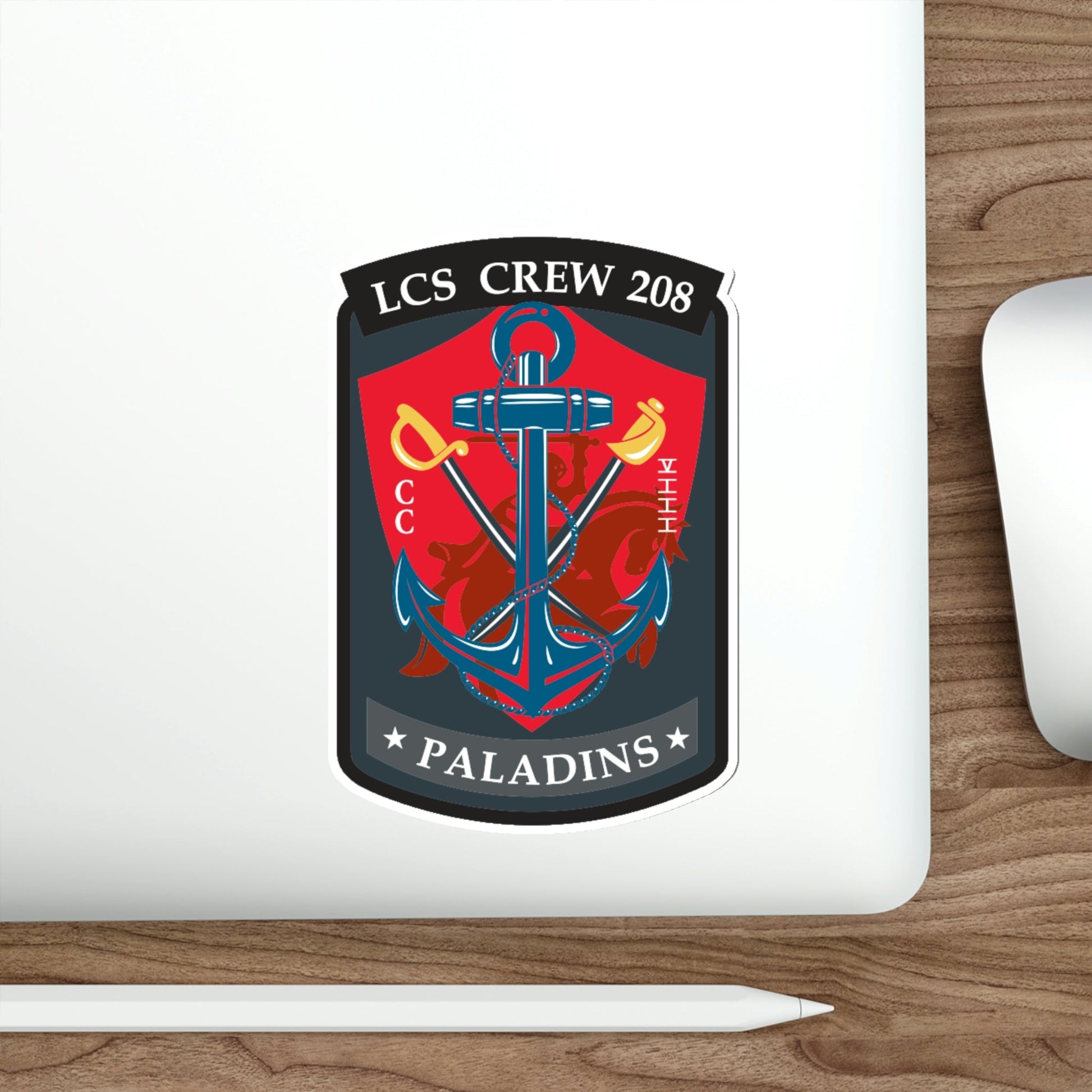 LCS CREW 208 (U.S. Navy) STICKER Vinyl Die-Cut Decal-The Sticker Space