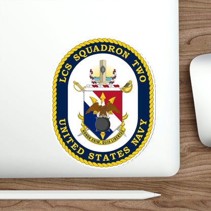 LCS Littoral Combat Ship LCS Squadron TWO (U.S. Navy) STICKER Vinyl Die-Cut Decal-The Sticker Space