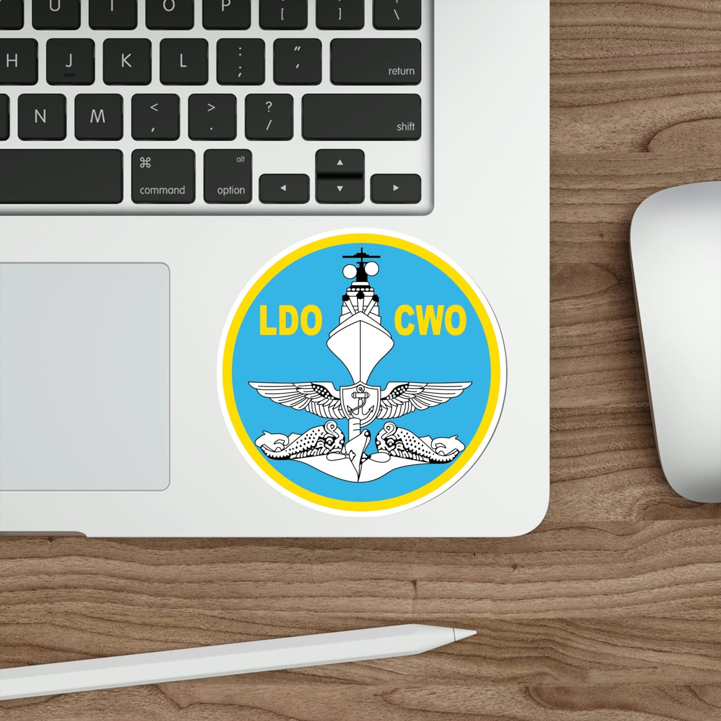 LDO CWO (U.S. Navy) STICKER Vinyl Die-Cut Decal-The Sticker Space