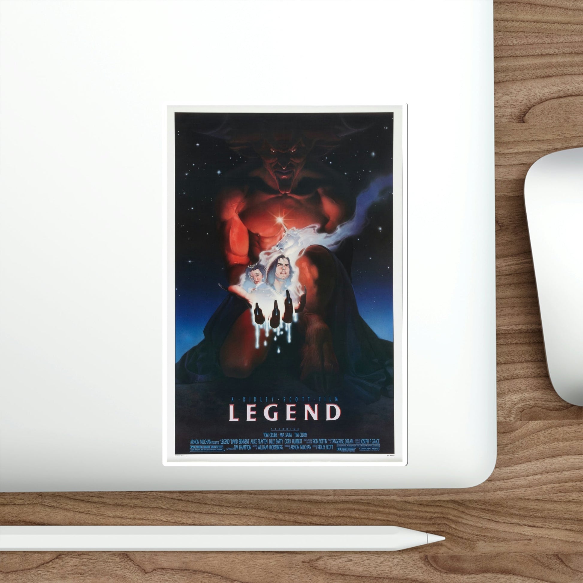 Legend 1986 Movie Poster STICKER Vinyl Die-Cut Decal-The Sticker Space