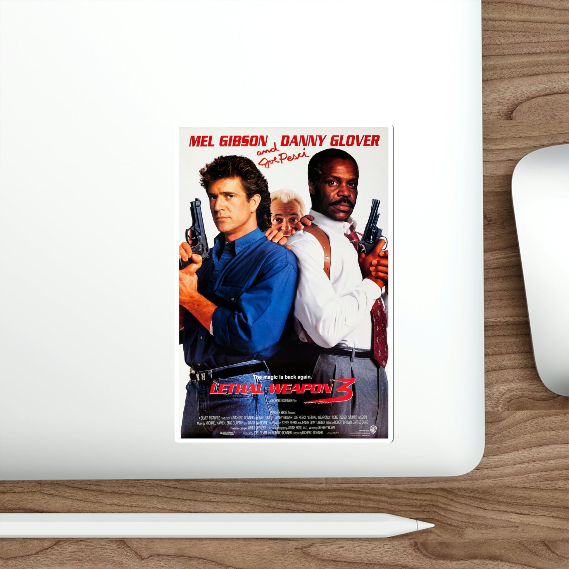 Lethal Weapon 3 1992 Movie Poster STICKER Vinyl Die-Cut Decal-The Sticker Space