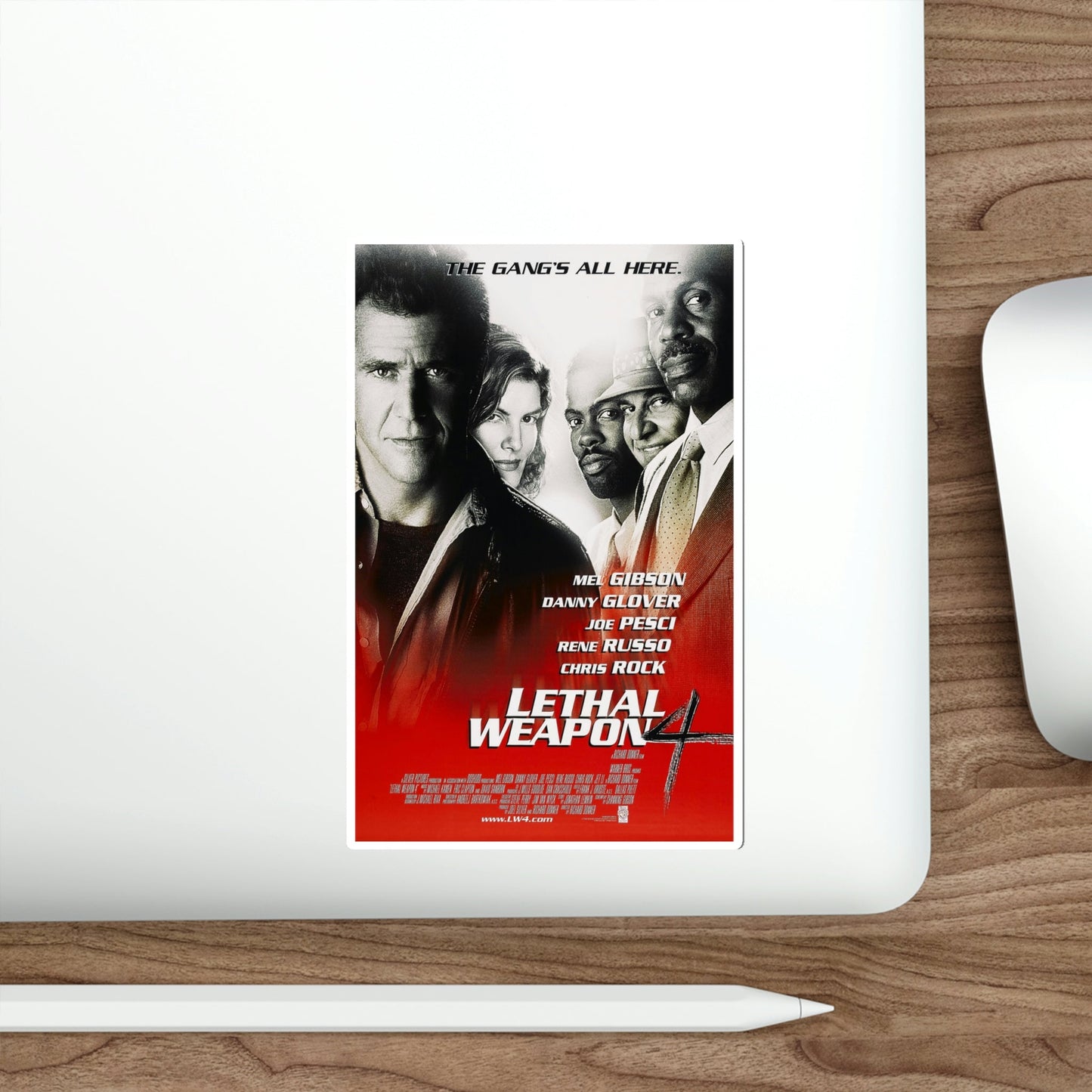 Lethal Weapon 4 1998 Movie Poster STICKER Vinyl Die-Cut Decal-The Sticker Space