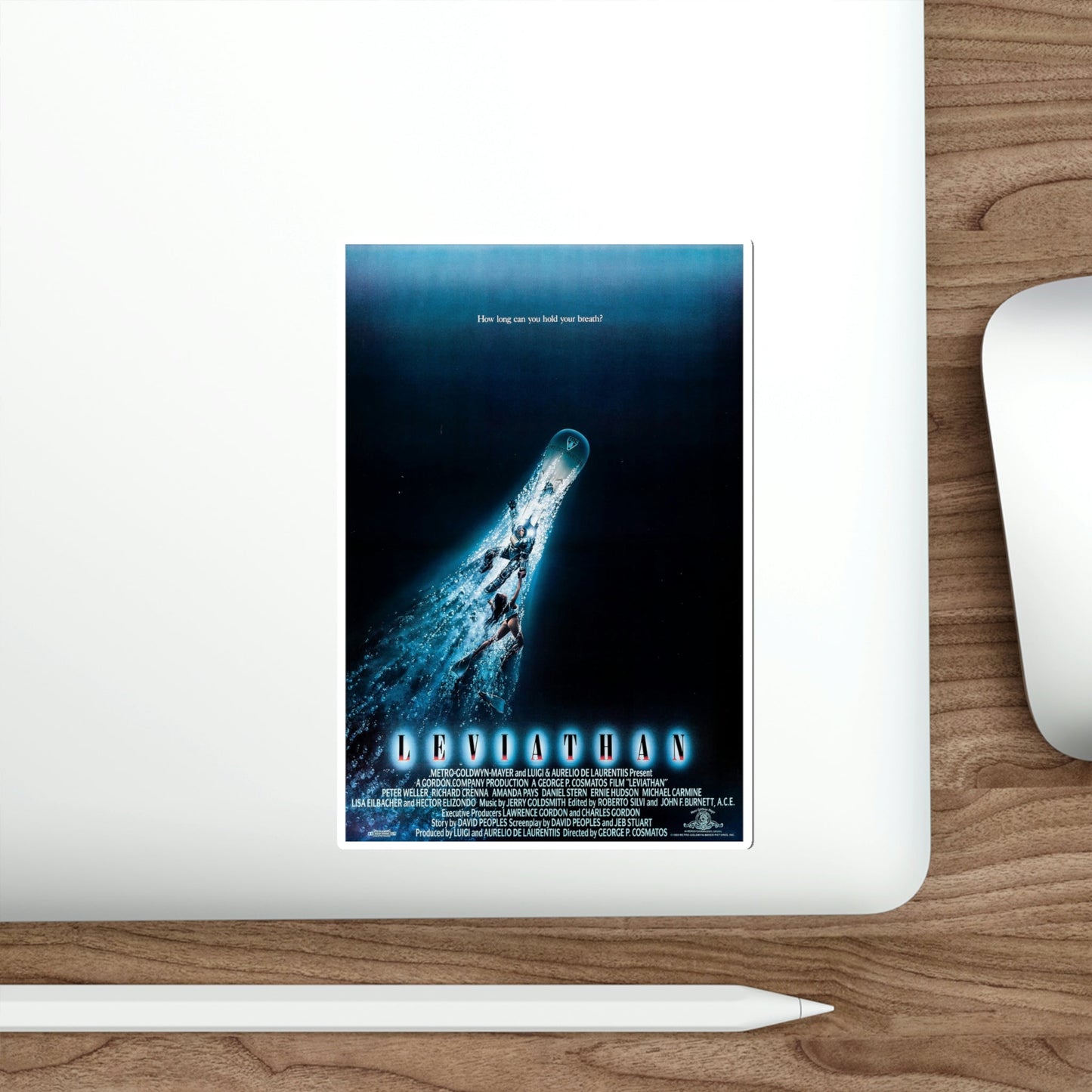 Leviathan 1989 Movie Poster STICKER Vinyl Die-Cut Decal-The Sticker Space