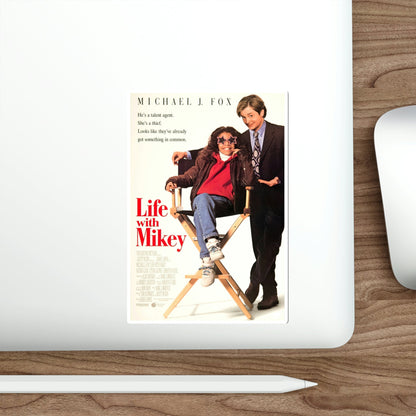 Life With Mikey 1993 Movie Poster STICKER Vinyl Die-Cut Decal-The Sticker Space