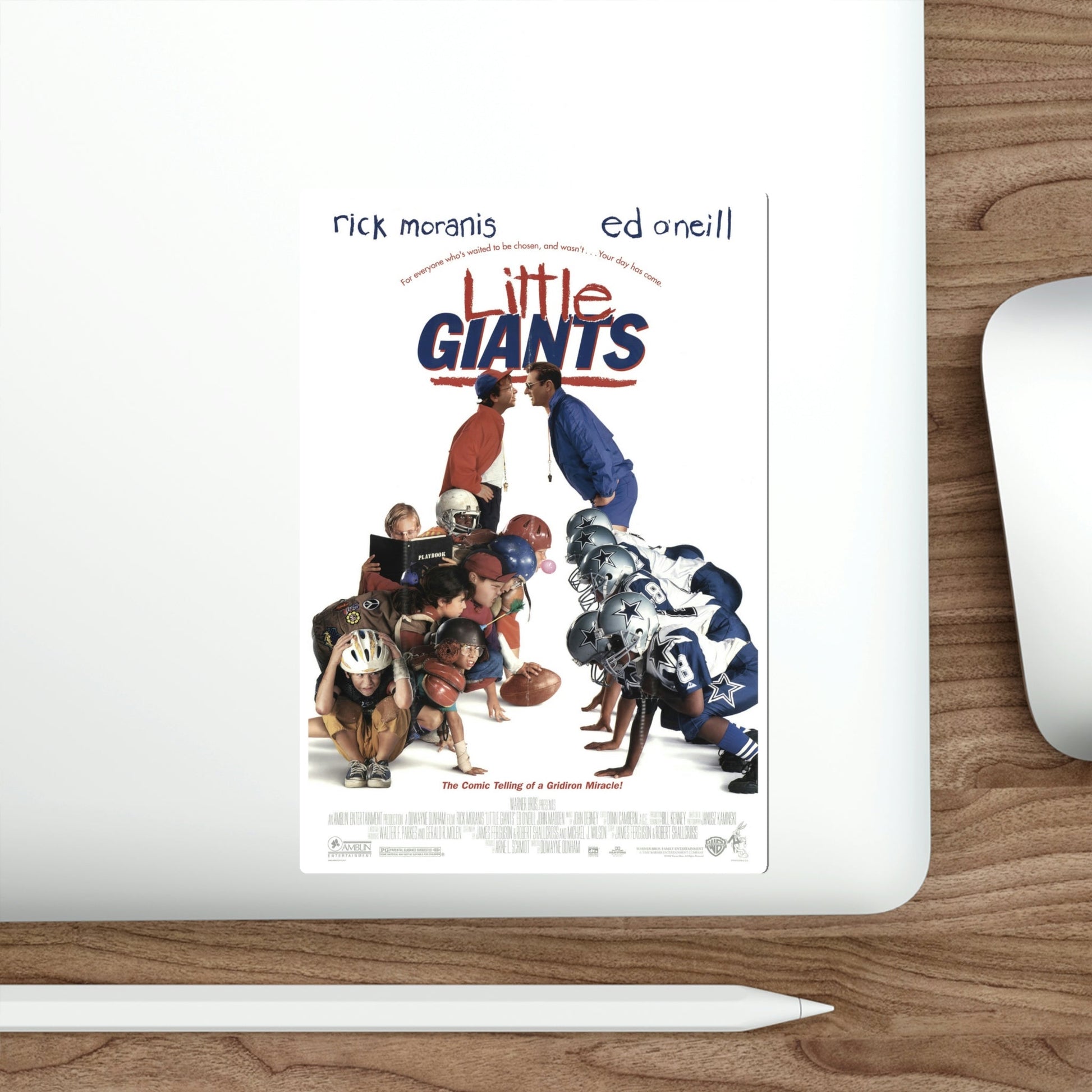 Little Giants 1994 Movie Poster STICKER Vinyl Die-Cut Decal-The Sticker Space