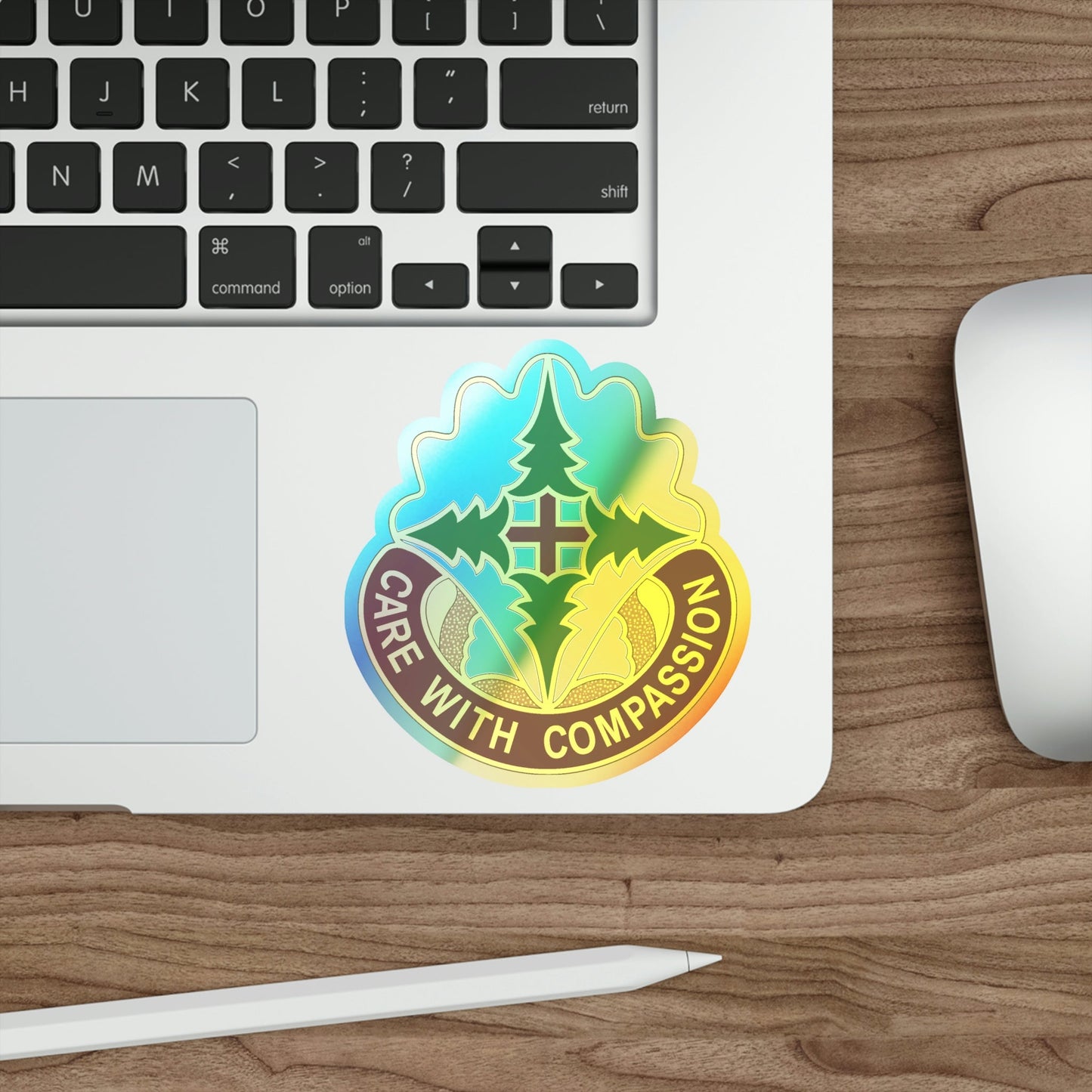 Madigan Medical Center (U.S. Army) Holographic STICKER Die-Cut Vinyl Decal-The Sticker Space