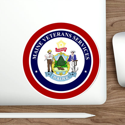 Maine Bureau of Veterans Services STICKER Vinyl Die-Cut Decal-The Sticker Space