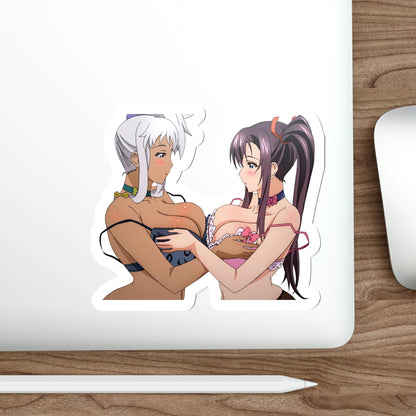 Maken-Ki! - Haruko Amaya & Chacha Akaza (Anime/Ecchi/Waifu) STICKER Vinyl Die-Cut Decal-The Sticker Space