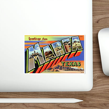 Marfa Texas (Greeting Cards) STICKER Vinyl Die-Cut Decal-The Sticker Space