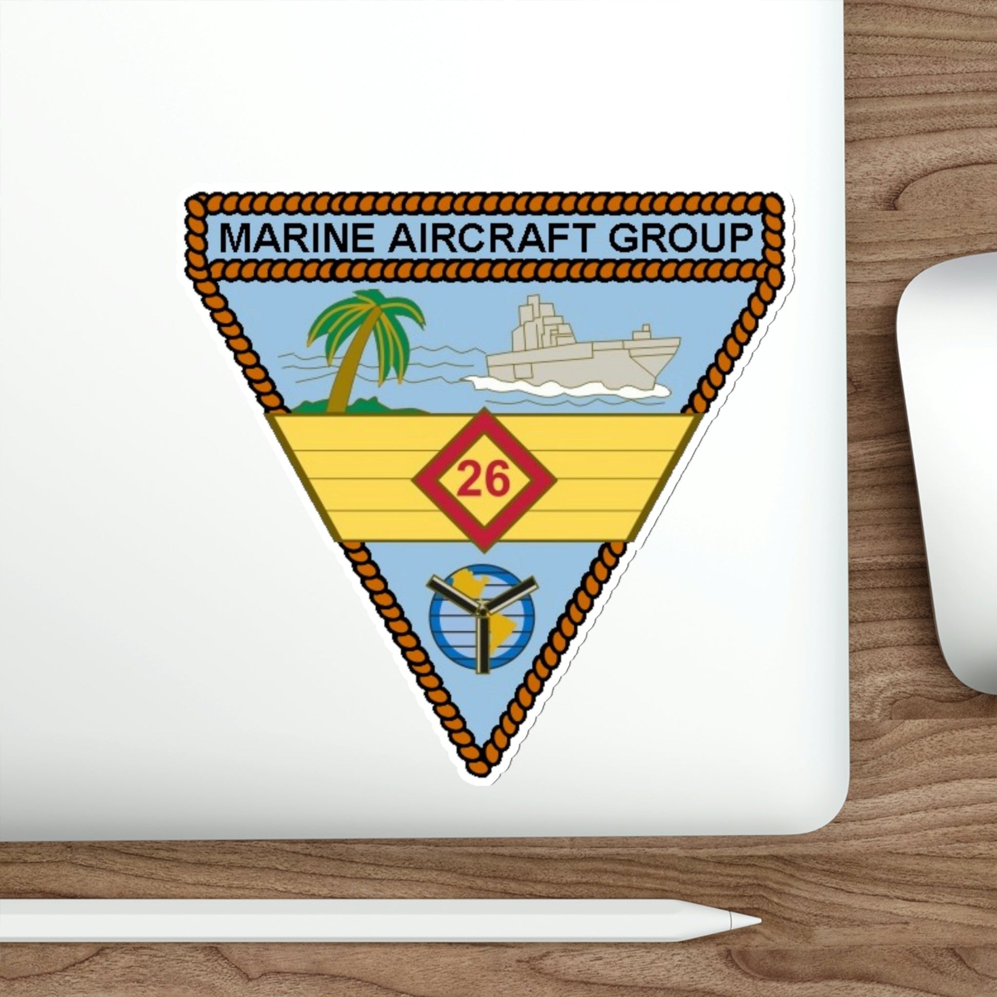 Marine Aircraft Group 26 (USMC) STICKER Vinyl Die-Cut Decal-The Sticker Space