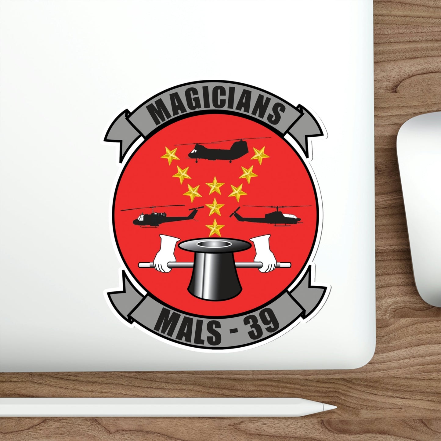 Marine Aviation Logistics Squadron 39 (USMC) STICKER Vinyl Die-Cut Decal-The Sticker Space