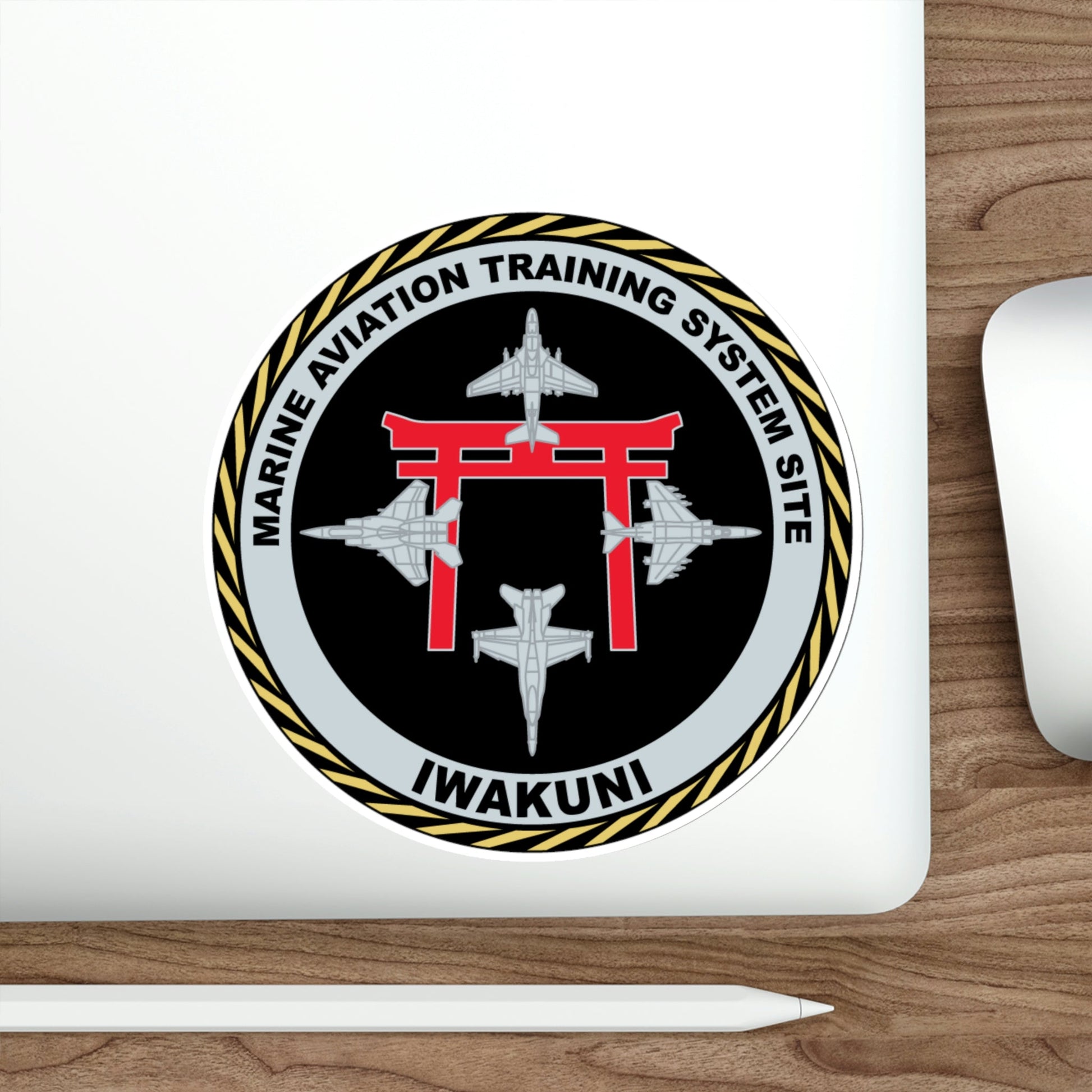 Marine Aviation Training System Site Iwakuni (USMC) STICKER Vinyl Die-Cut Decal-The Sticker Space