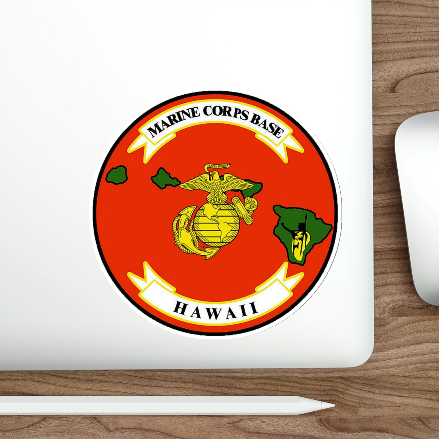 Marine Corps Base Hawaii (USMC) STICKER Vinyl Die-Cut Decal-The Sticker Space