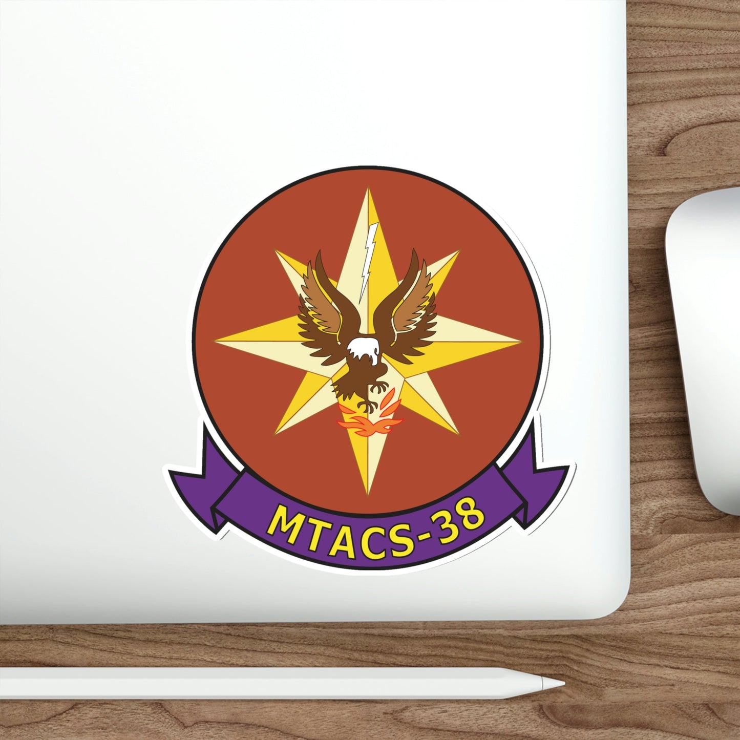 Marine Tactical Air Command Squadron 38 (USMC) STICKER Vinyl Die-Cut Decal-The Sticker Space