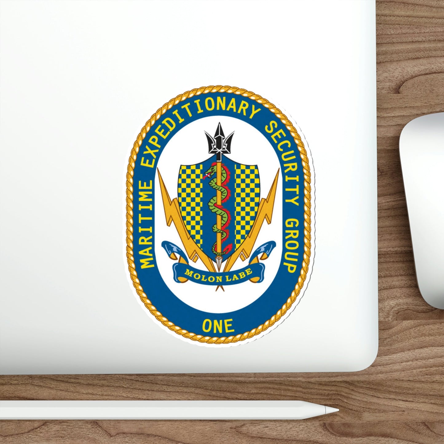 Maritime Expeditionary Security Group One (U.S. Navy) STICKER Vinyl Die-Cut Decal-The Sticker Space