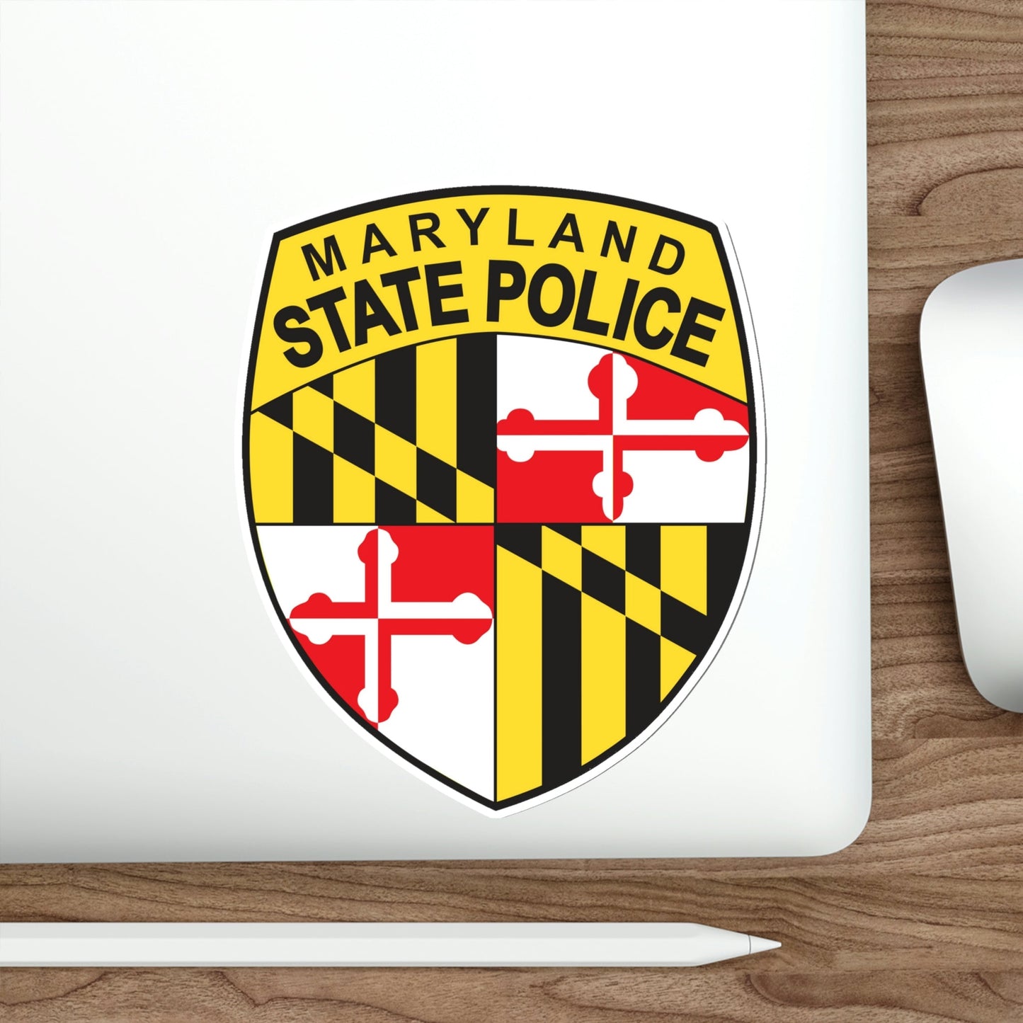 Maryland State Police STICKER Vinyl Die-Cut Decal-The Sticker Space